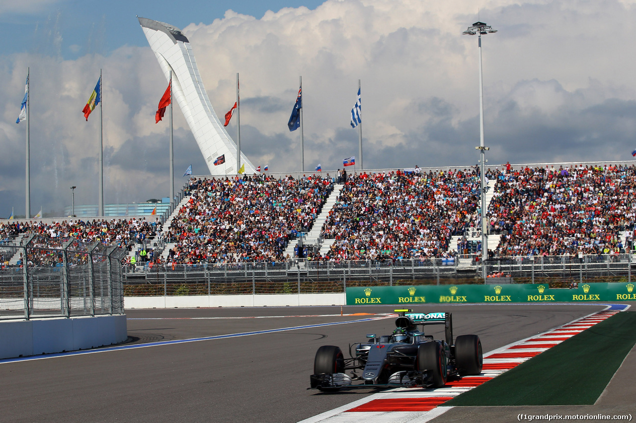 GP RUSSIA, 01.05.2016 - Gara, Nico Rosberg (GER) Mercedes AMG F1 W07 Hybrid