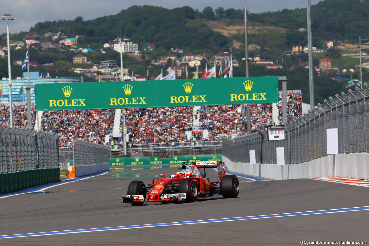 GP RUSSIA, 01.05.2016 - Gara, Kimi Raikkonen (FIN) Ferrari SF16-H