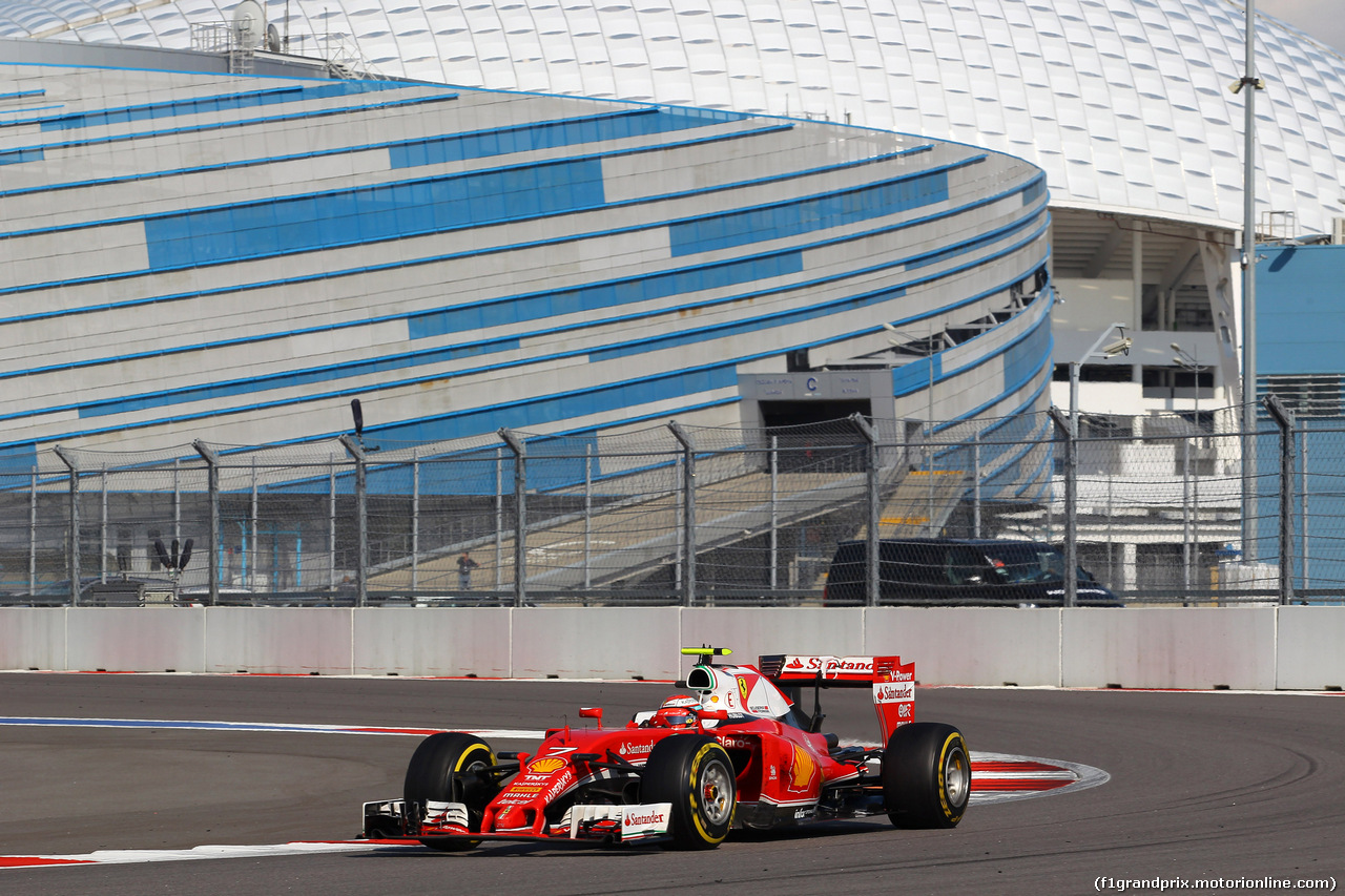 GP RUSSIA, 01.05.2016 - Gara, Kimi Raikkonen (FIN) Ferrari SF16-H