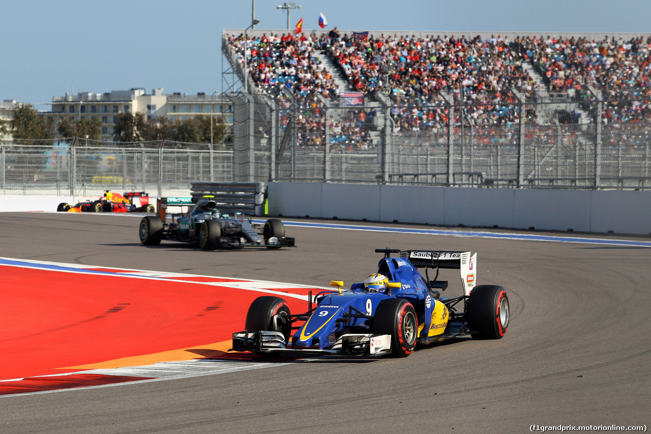 GP RUSSIA, 01.05.2016 - Gara, Marcus Ericsson (SUE) Sauber C34