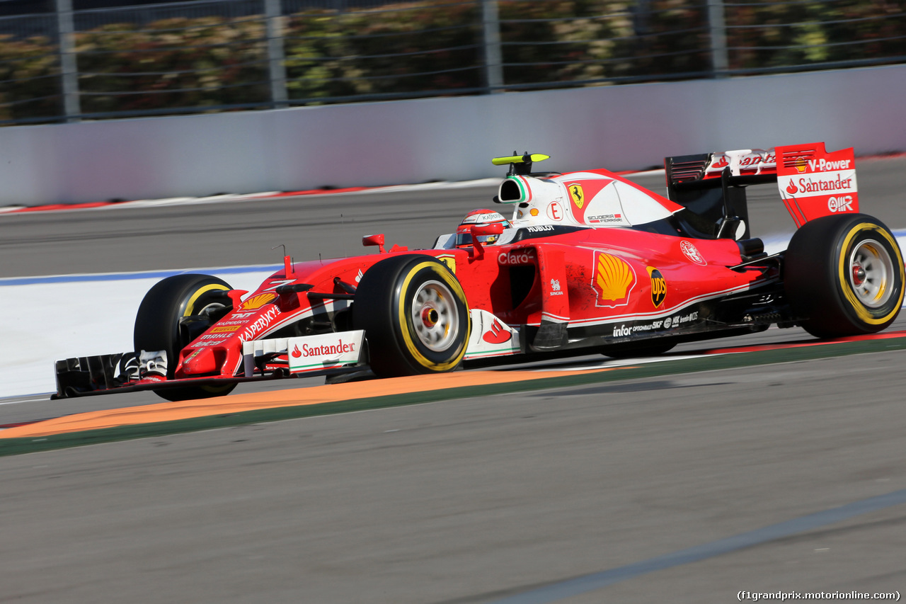 GP RUSSIA, 01.05.2016 - Gara, Kimi Raikkonen (FIN) Ferrari SF16-H