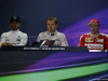 GP RUSSIA, 01.05.2016 - Gara, Conferenza Stampa, Lewis Hamilton (GBR) Mercedes AMG F1 W07 Hybrid, Nico Rosberg (GER) Mercedes AMG F1 W07 Hybrid e Kimi Raikkonen (FIN) Ferrari SF16-H