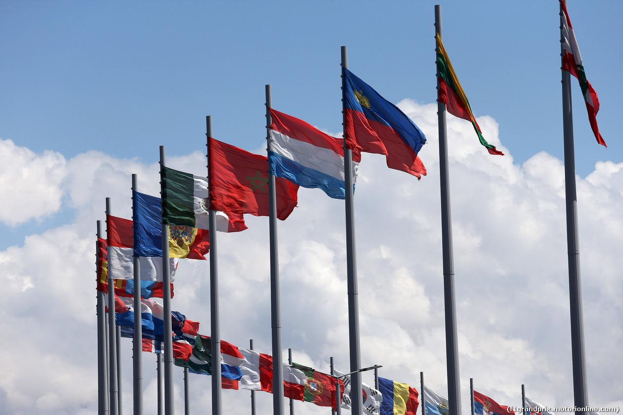 GP RUSSIA, 28.04.2016 - Flags