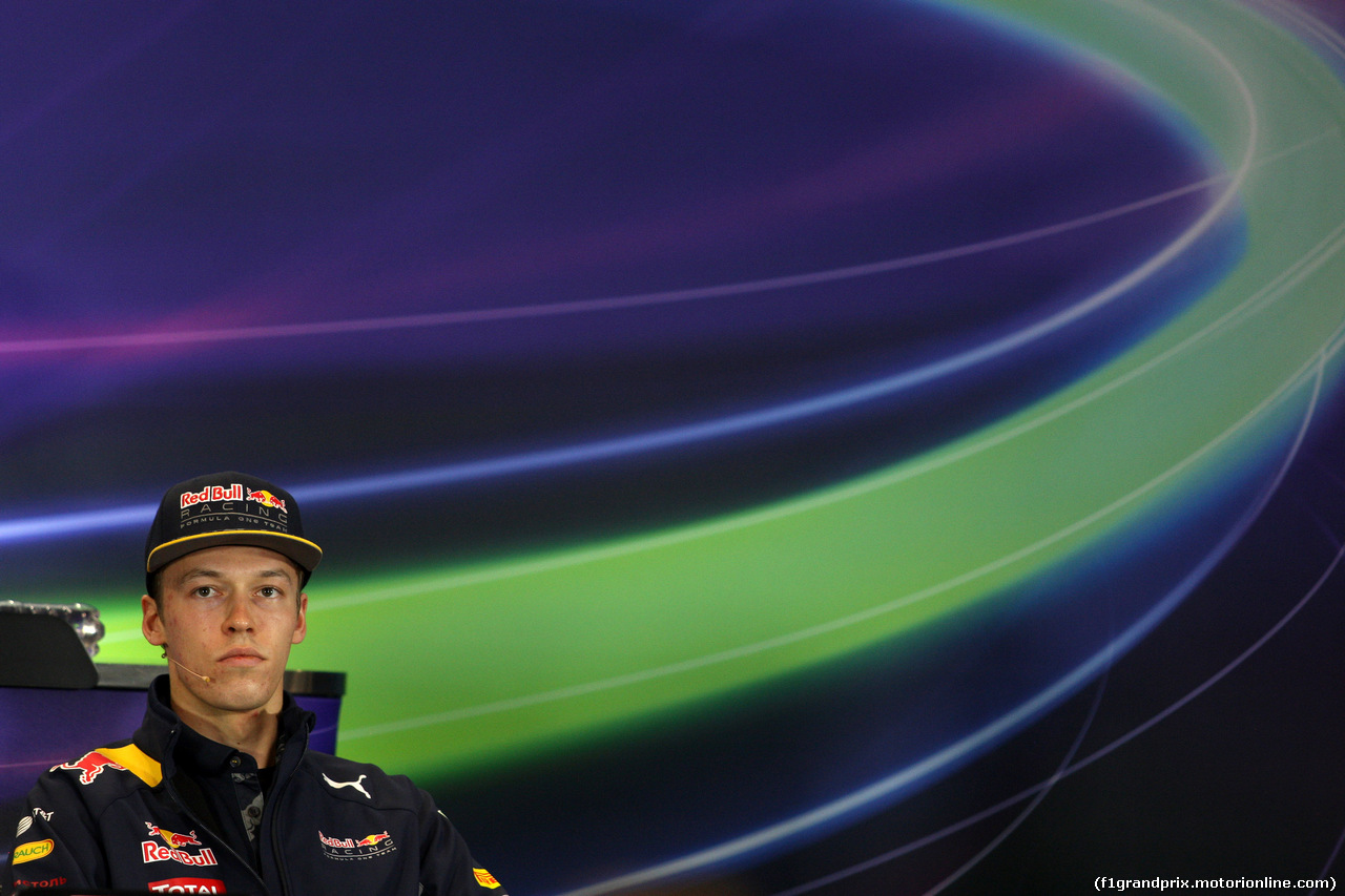 GP RUSSIA, 28.04.2016 - Conferenza Stampa, Daniil Kvyat (RUS) Red Bull Racing RB12