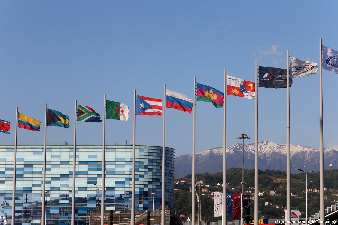 GP RUSSIA, 28.04.2016 - Flags