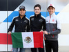 GP RUSSIA, 28.04.2016 - (L-R) Sergio Perez (MEX) Sahara Force India F1 VJM09, Alfonso Celis Jr (MEX) Test Driver, Sahara Force India F1 VJM09  e Esteban Gutierrez (MEX) Haas F1 Team VF-16