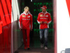 GP RUSSIA, 28.04.2016 - Britta Roeske (AUT) Ferrari Press Officer e Sebastian Vettel (GER) Ferrari SF16-H