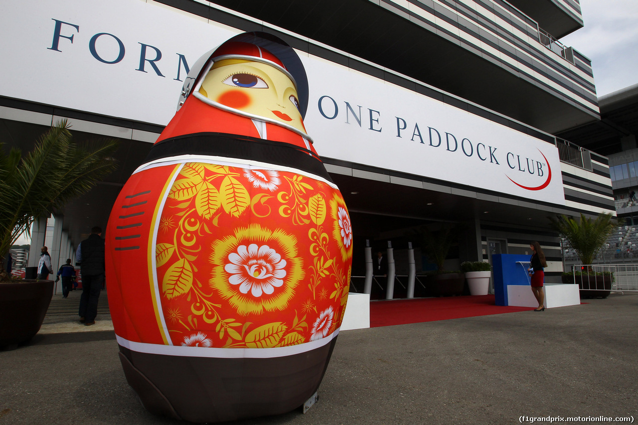 GP RUSSIA, 30.04.2016 - Prove Libere 3, Paddock
