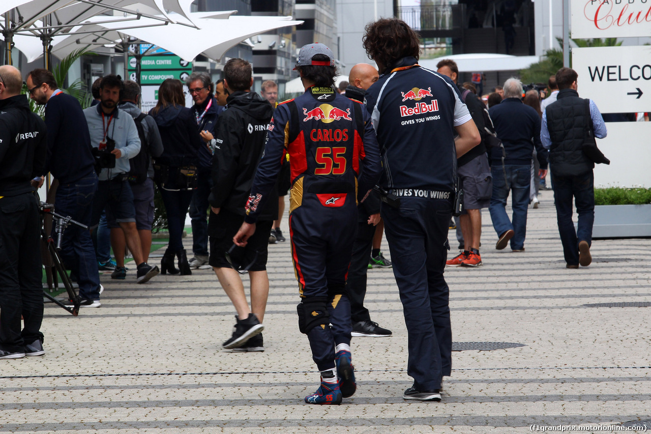 GP RUSSIA, 30.04.2016 - Prove Libere 3, Carlos Sainz Jr (ESP) Scuderia Toro Rosso STR11