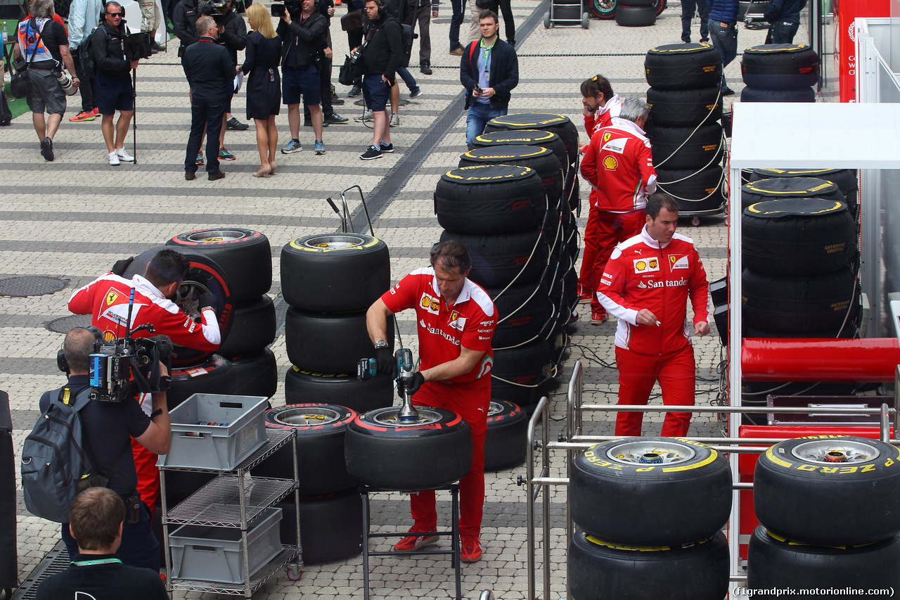 GP RUSSIA, 30.04.2016 - Prove Libere 3, Pirelli Tyres of Ferrari