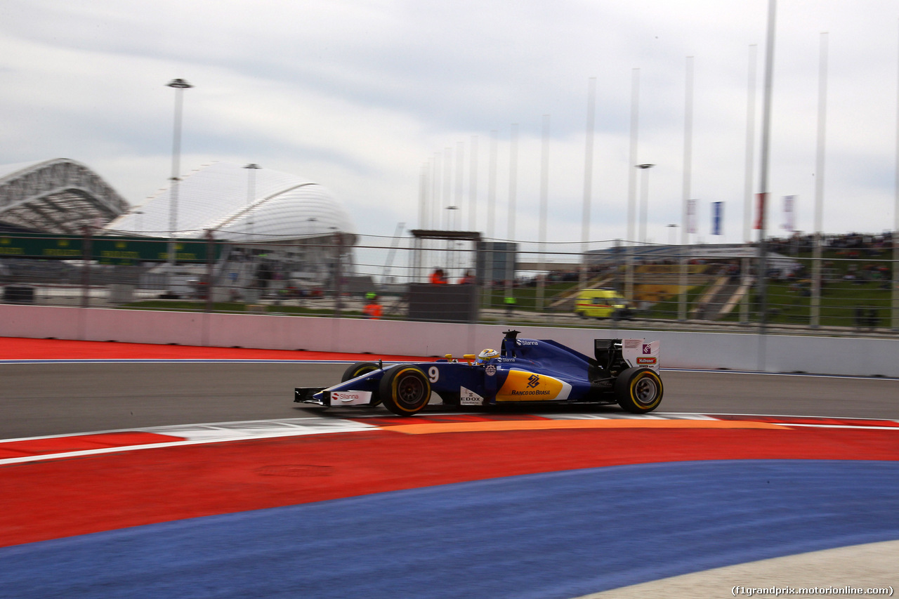 GP RUSSIA, 30.04.2016 - Prove Libere 3, Marcus Ericsson (SUE) Sauber C34