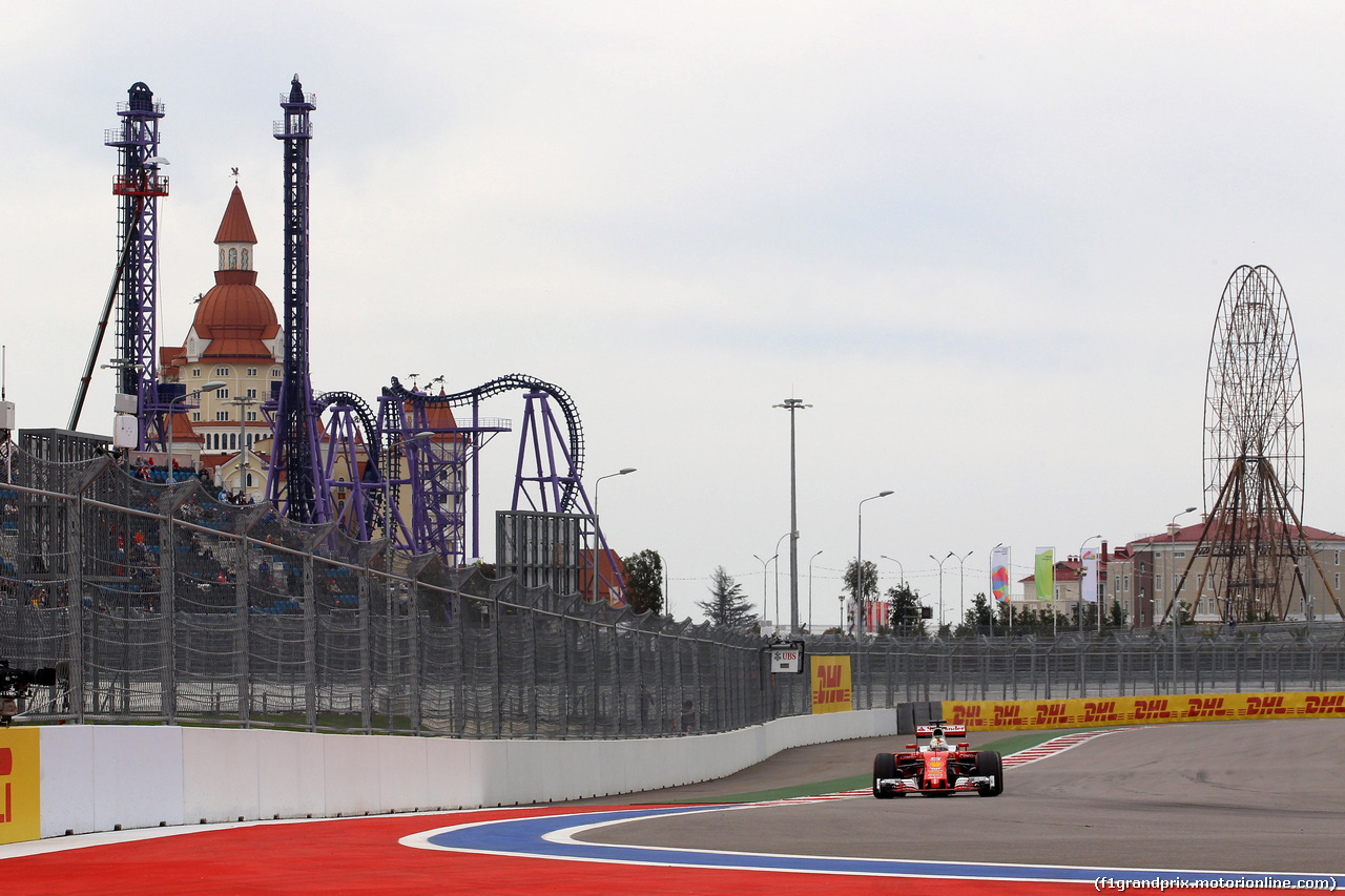 GP RUSSIA, 30.04.2016 - Prove Libere 3, Sebastian Vettel (GER) Ferrari SF16-H