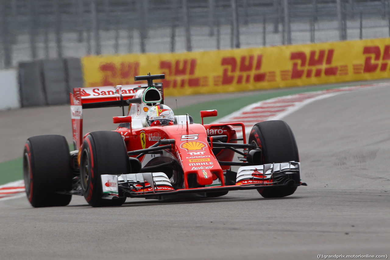 GP RUSSIA, 30.04.2016 - Prove Libere 3, Sebastian Vettel (GER) Ferrari SF16-H