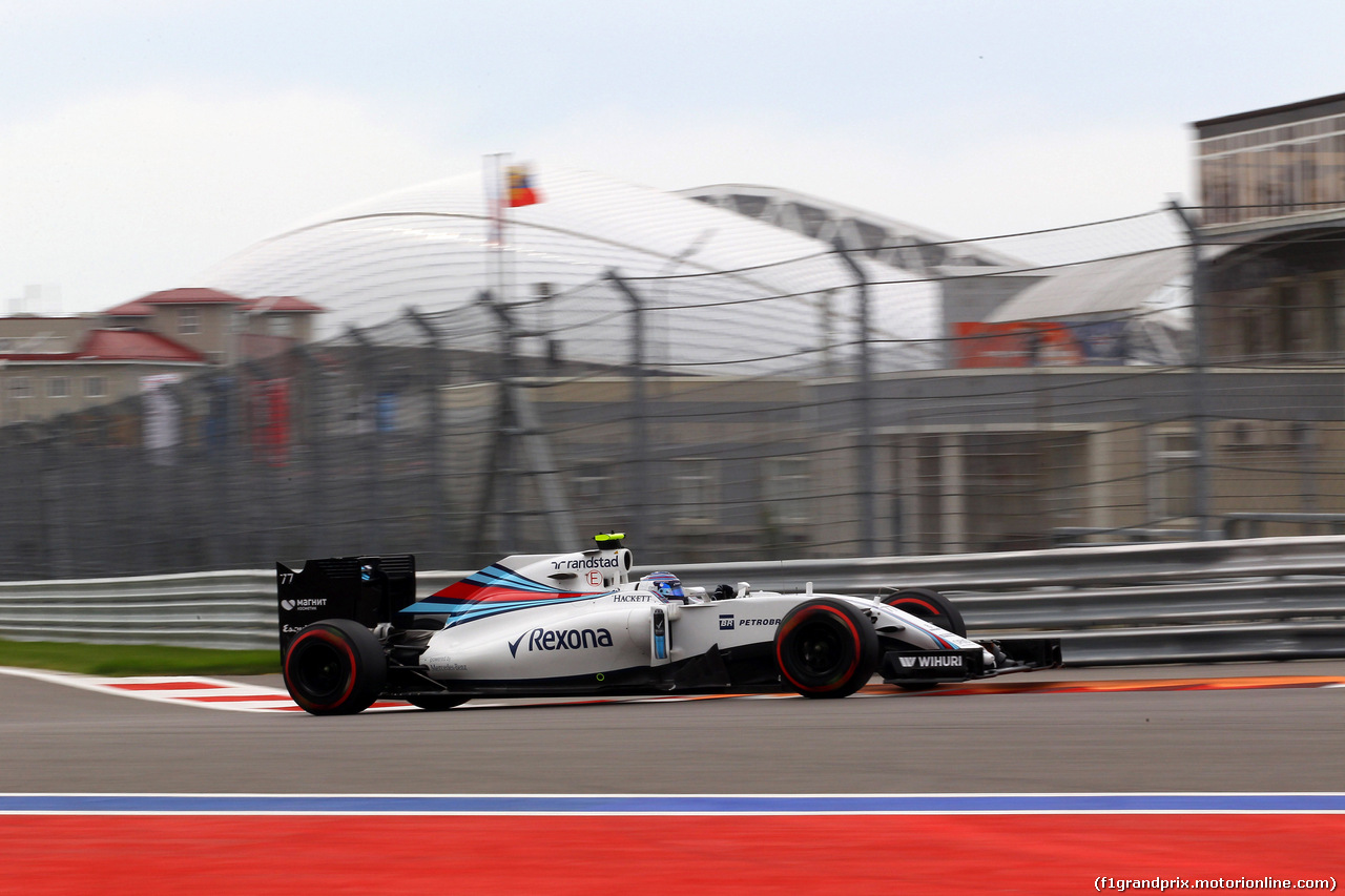 GP RUSSIA, 30.04.2016 - Prove Libere 3, Valtteri Bottas (FIN) Williams FW38