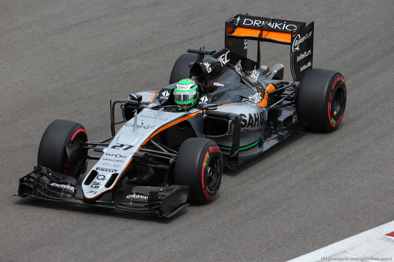 GP RUSSIA, 30.04.2016 - Prove Libere 3, Nico Hulkenberg (GER) Sahara Force India F1 VJM09