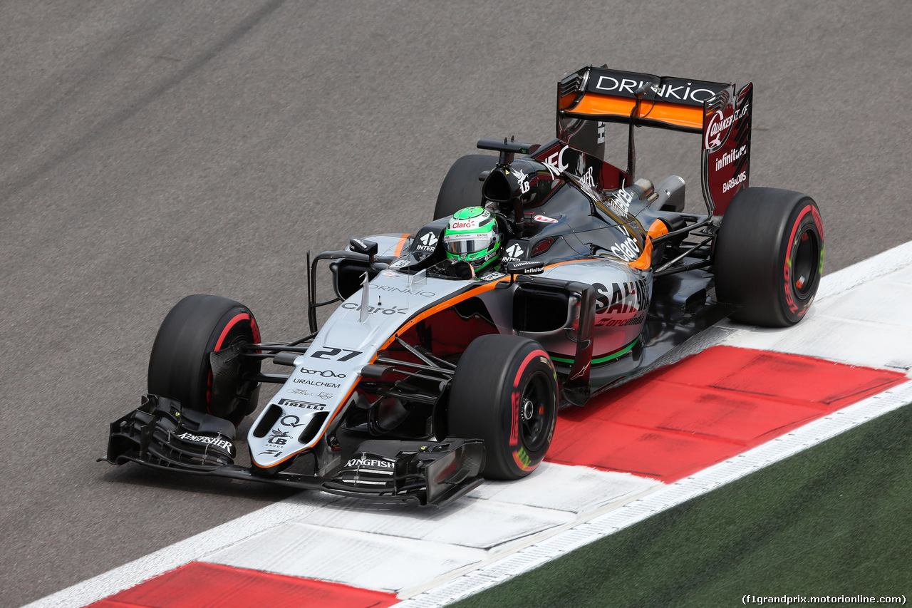 GP RUSSIA, 30.04.2016 - Prove Libere 3, Nico Hulkenberg (GER) Sahara Force India F1 VJM09