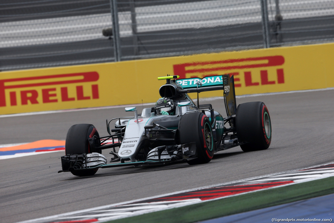 GP RUSSIA, 30.04.2016 - Prove Libere 3, Nico Rosberg (GER) Mercedes AMG F1 W07 Hybrid