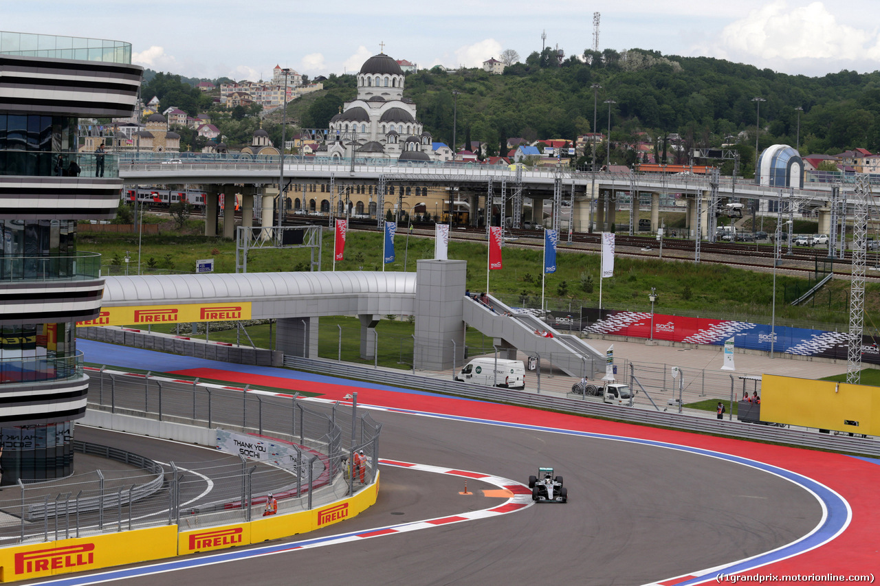 GP RUSSIA, 30.04.2016 - Prove Libere 3, Lewis Hamilton (GBR) Mercedes AMG F1 W07 Hybrid