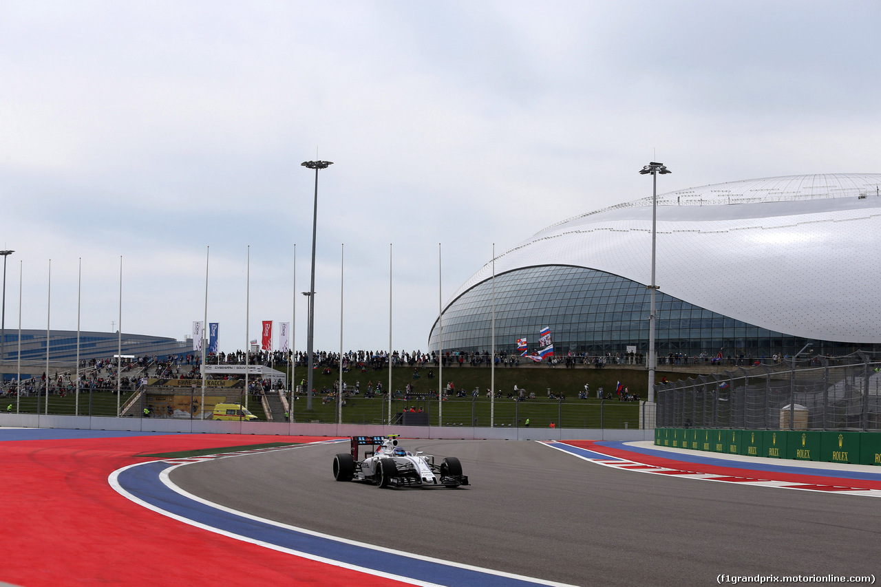 GP RUSSIA, 30.04.2016 - Prove Libere 3, Valtteri Bottas (FIN) Williams FW38