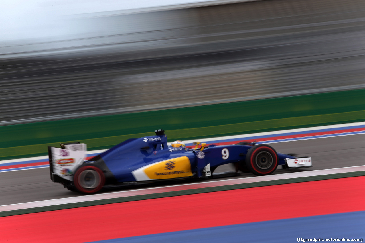 GP RUSSIA, 30.04.2016 - Prove Libere 3, Marcus Ericsson (SUE) Sauber C34