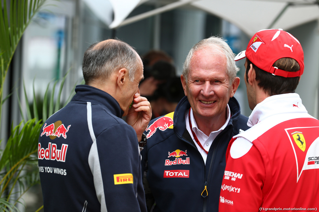 GP RUSSIA, 30.04.2016 - Qualifiche, Helmut Marko (AUT), Red Bull Racing, Red Bull Advisor