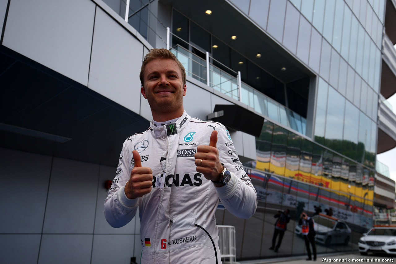 GP RUSSIA, 30.04.2016 - Qualifiche, Nico Rosberg (GER) Mercedes AMG F1 W07 Hybrid pole position