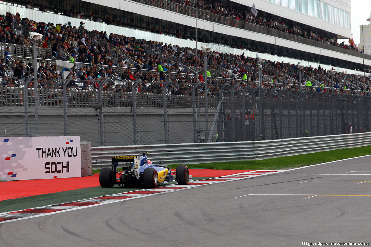 GP RUSSIA, 30.04.2016 - Qualifiche, Felipe Nasr (BRA) Sauber C34