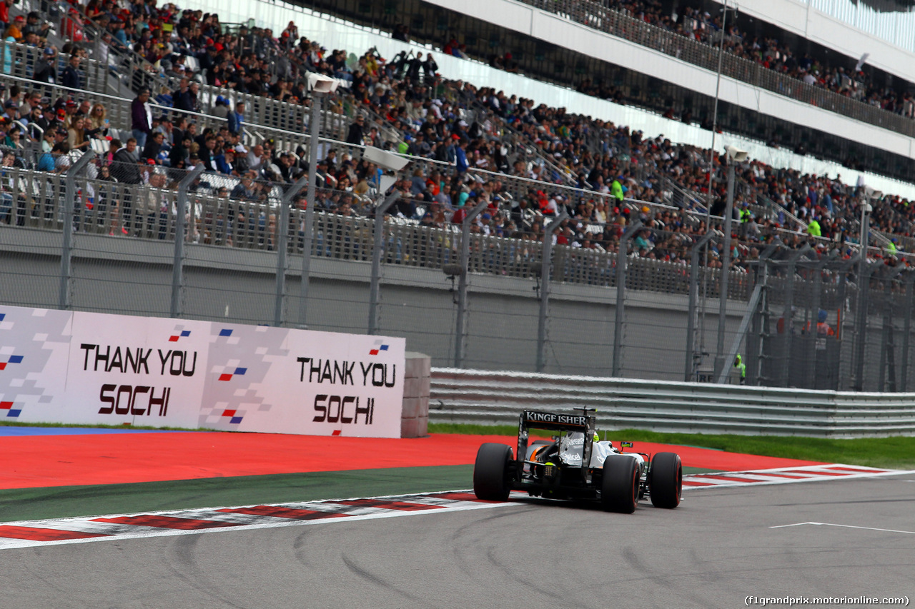 GP RUSSIA, 30.04.2016 - Qualifiche, Nico Hulkenberg (GER) Sahara Force India F1 VJM09