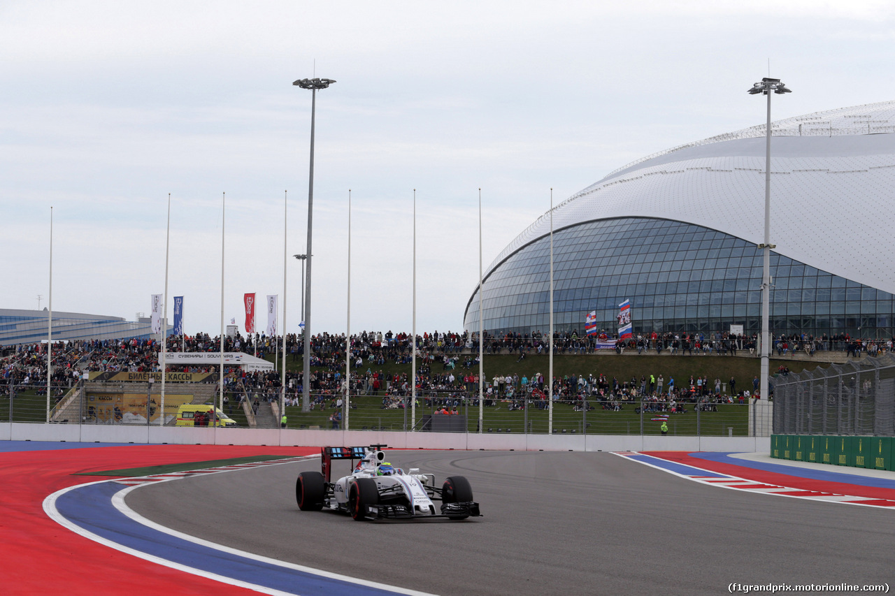 GP RUSSIA, 30.04.2016 - Qualifiche, Felipe Massa (BRA) Williams FW38