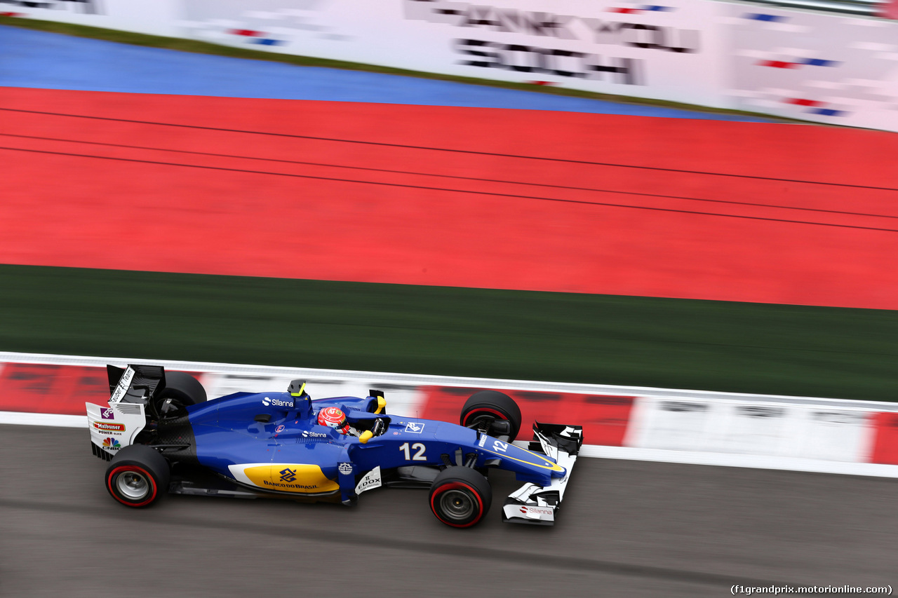 GP RUSSIA, 30.04.2016 - Qualifiche, Felipe Nasr (BRA) Sauber C34