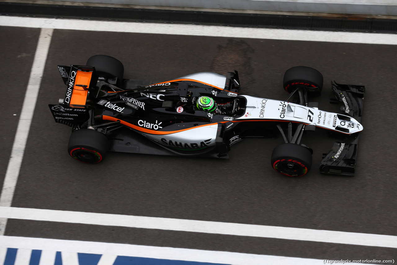 GP RUSSIA, 30.04.2016 - Qualifiche, Nico Hulkenberg (GER) Sahara Force India F1 VJM09