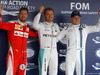 GP RUSSIA, 30.04.2016 - Qualifiche, secondo Sebastian Vettel (GER) Ferrari SF16-H, Nico Rosberg (GER) Mercedes AMG F1 W07 Hybrid pole position e terzo Valtteri Bottas (FIN) Williams FW38