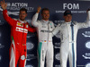 GP RUSSIA, 30.04.2016 - Qualifiche, secondo Sebastian Vettel (GER) Ferrari SF16-H, Nico Rosberg (GER) Mercedes AMG F1 W07 Hybrid pole position e terzo Valtteri Bottas (FIN) Williams FW38