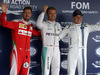 GP RUSSIA, 30.04.2016 - Qualifiche, secondo Sebastian Vettel (GER) Ferrari SF16-H, Nico Rosberg (GER) Mercedes AMG F1 W07 Hybrid pole position e terzo Valtteri Bottas (FIN) Williams FW38