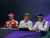 GP RUSSIA, 30.04.2016 - Qualifiche, Conferenza Stampa, Sebastian Vettel (GER) Ferrari SF16-H, Nico Rosberg (GER) Mercedes AMG F1 W07 Hybrid e Valtteri Bottas (FIN) Williams FW38