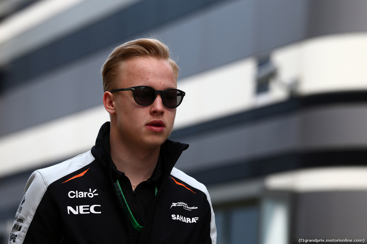 GP RUSSIA, 28.04.2016 - Nikita Mazepin (RUS) Sahara Force India F1 Team Development Driver