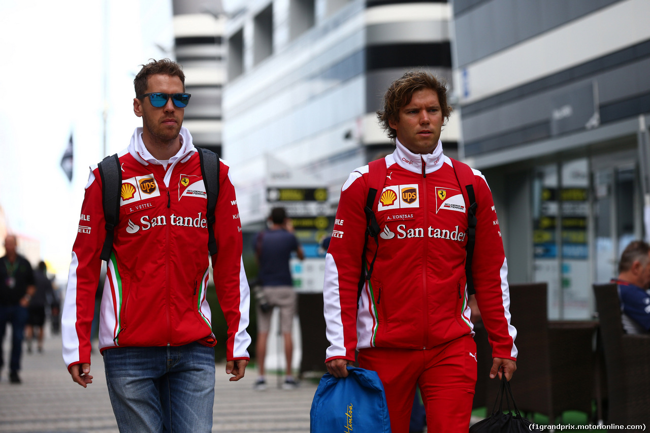 GP RUSSIA, 29.04.2016 - Sebastian Vettel (GER) Ferrari SF16-H