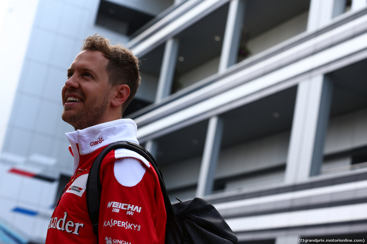 GP RUSSIA, 29.04.2016 - Sebastian Vettel (GER) Ferrari SF16-H