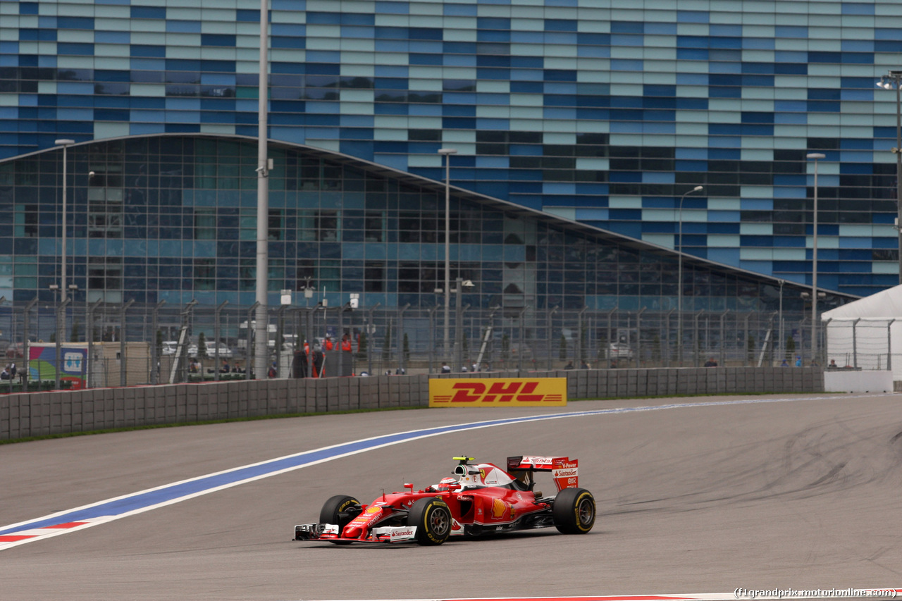 GP RUSSIA, 29.04.2016 - Prove Libere 1, Kimi Raikkonen (FIN) Ferrari SF16-H