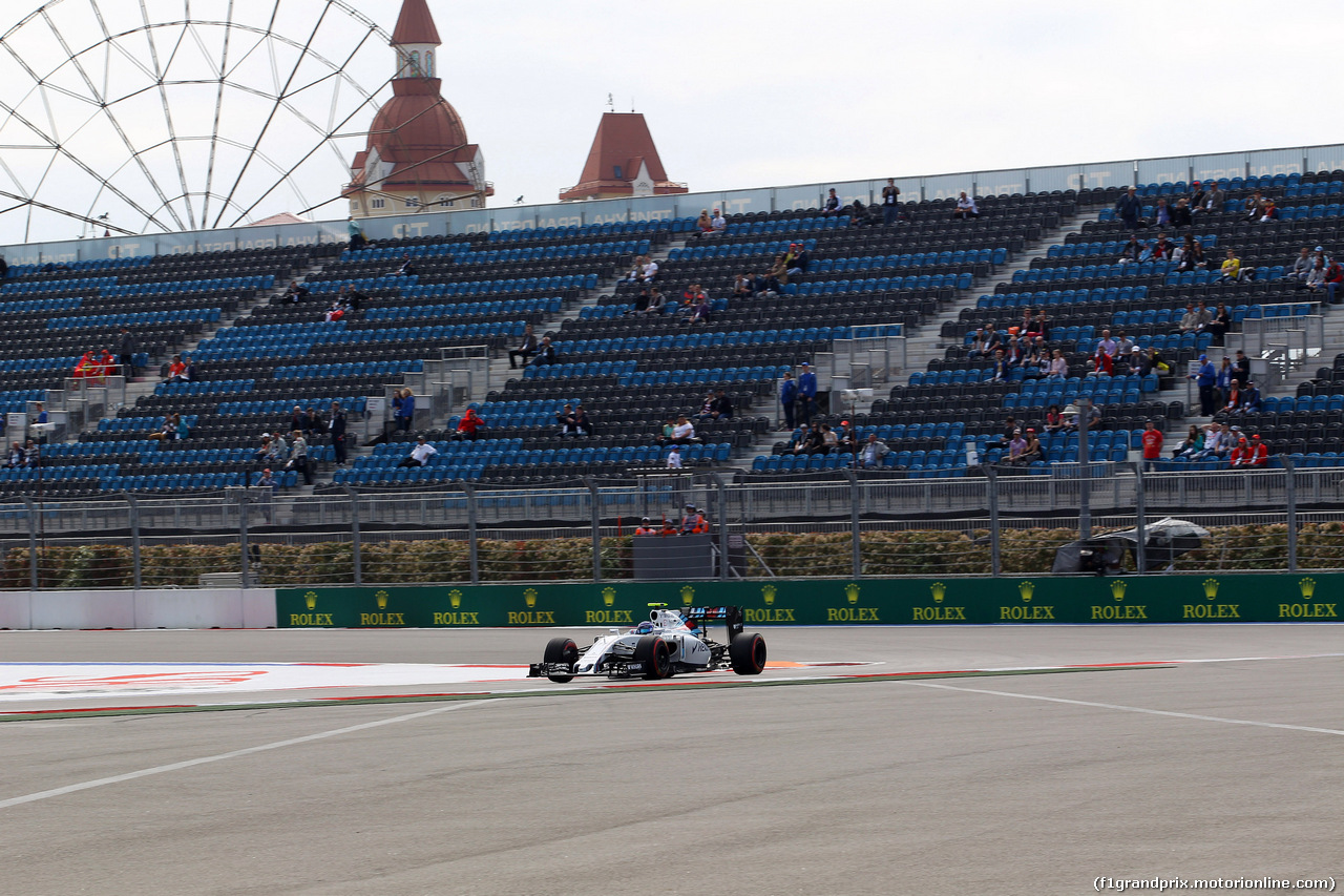 GP RUSSIA, 29.04.2016 - Prove Libere 1, Valtteri Bottas (FIN) Williams FW38