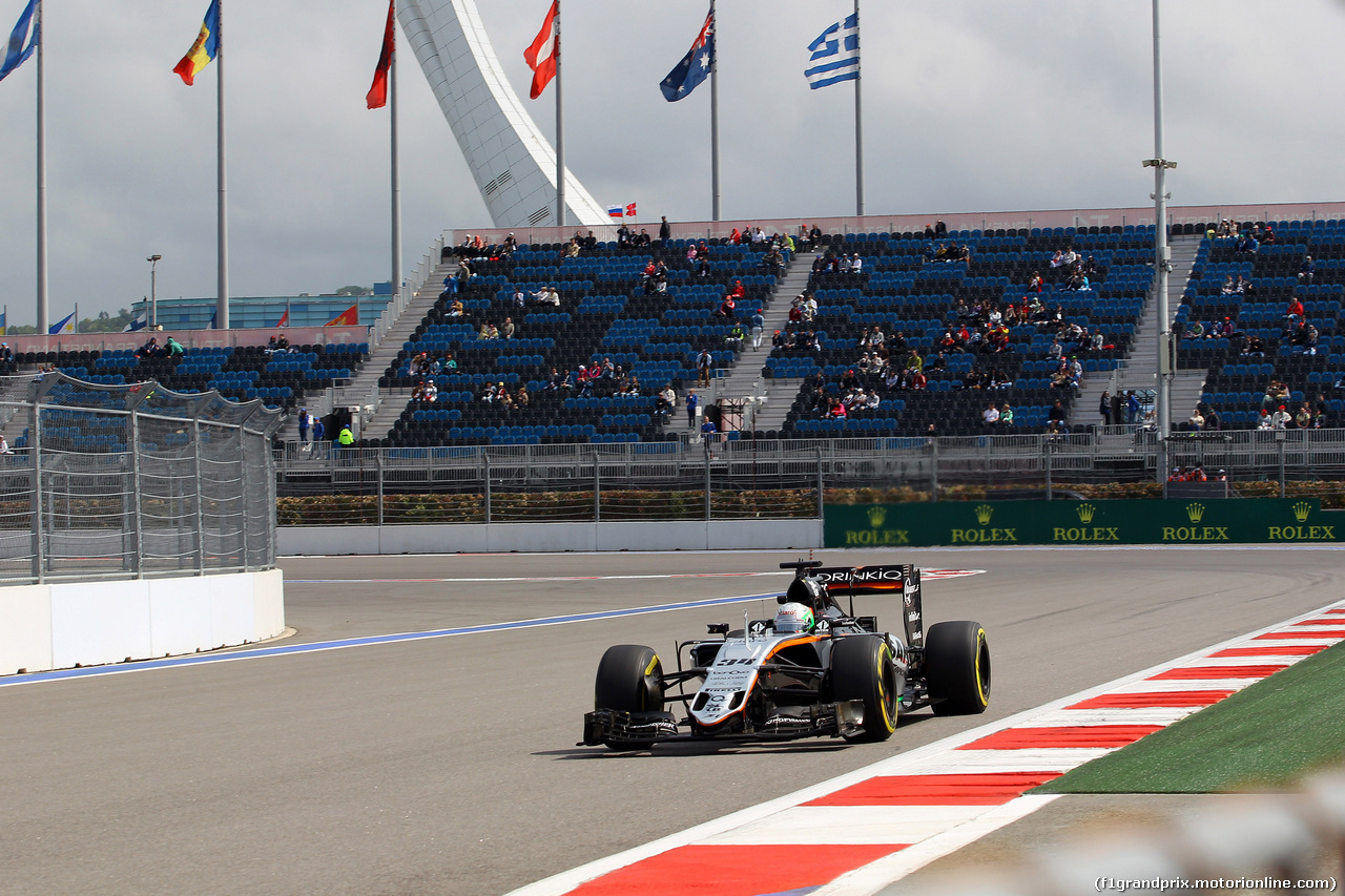 GP RUSSIA, 29.04.2016 - Prove Libere 1, Alfonso Celis Jr (MEX) Test Driver, Sahara Force India F1 VJM09