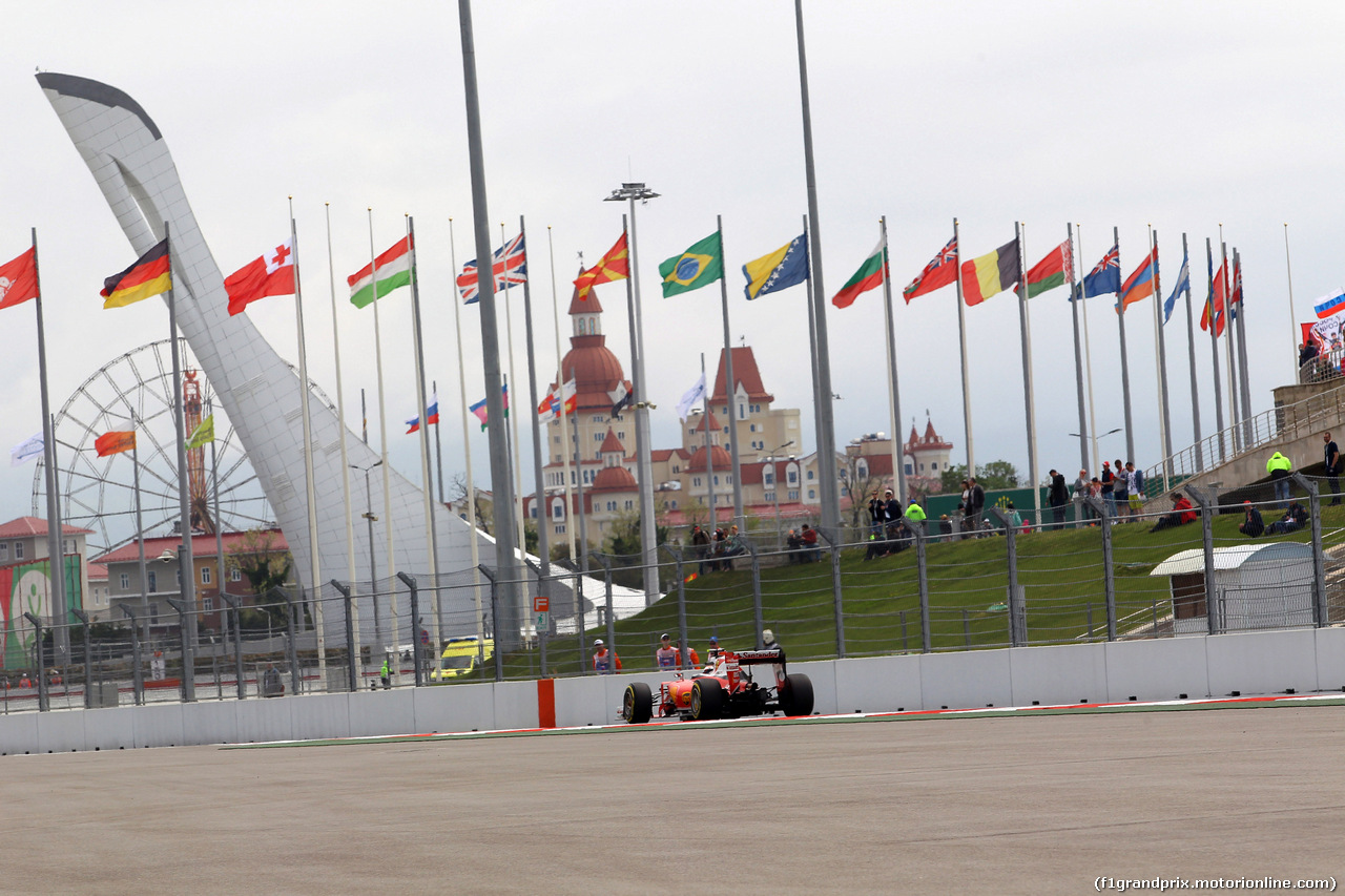 GP RUSSIA, 29.04.2016 - Prove Libere 1, Kimi Raikkonen (FIN) Ferrari SF16-H