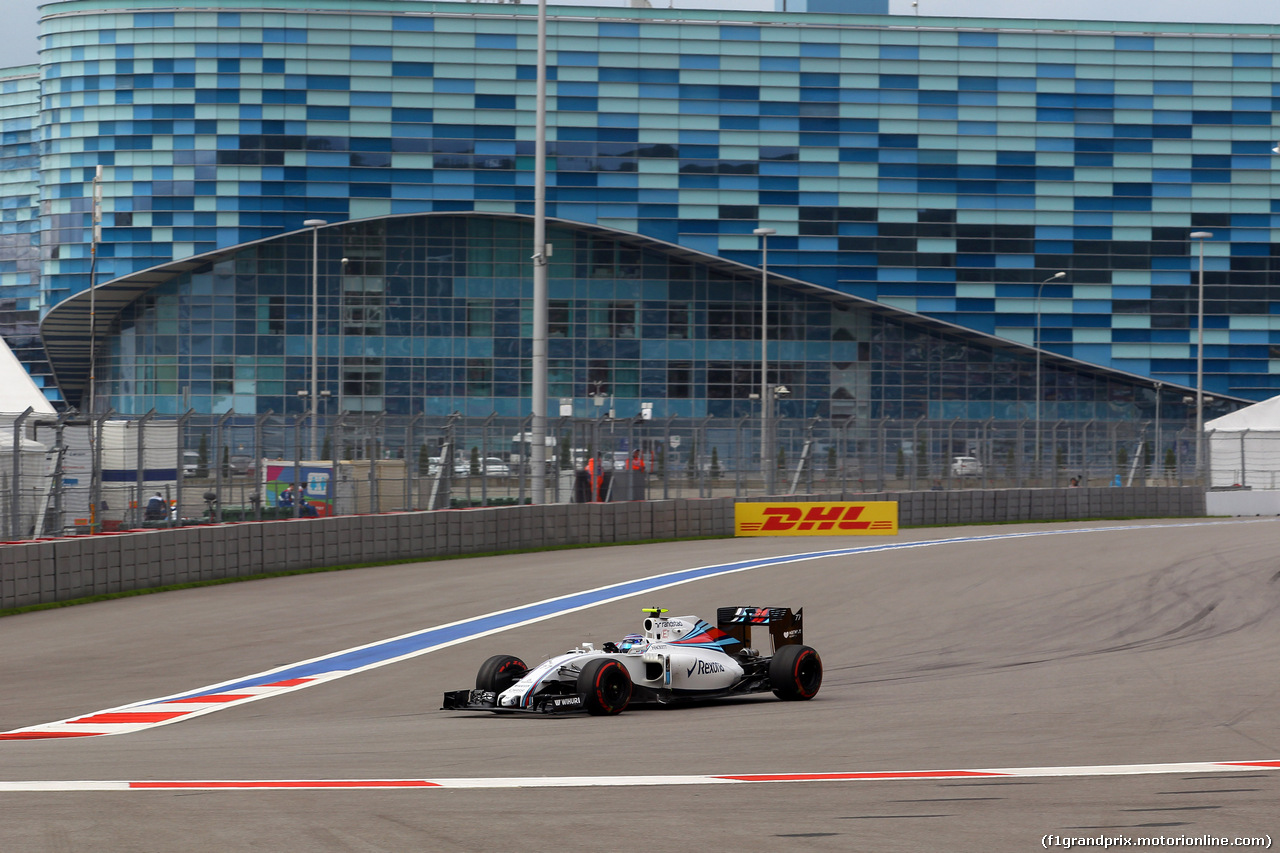 GP RUSSIA, 29.04.2016 - Prove Libere 1, Valtteri Bottas (FIN) Williams FW38