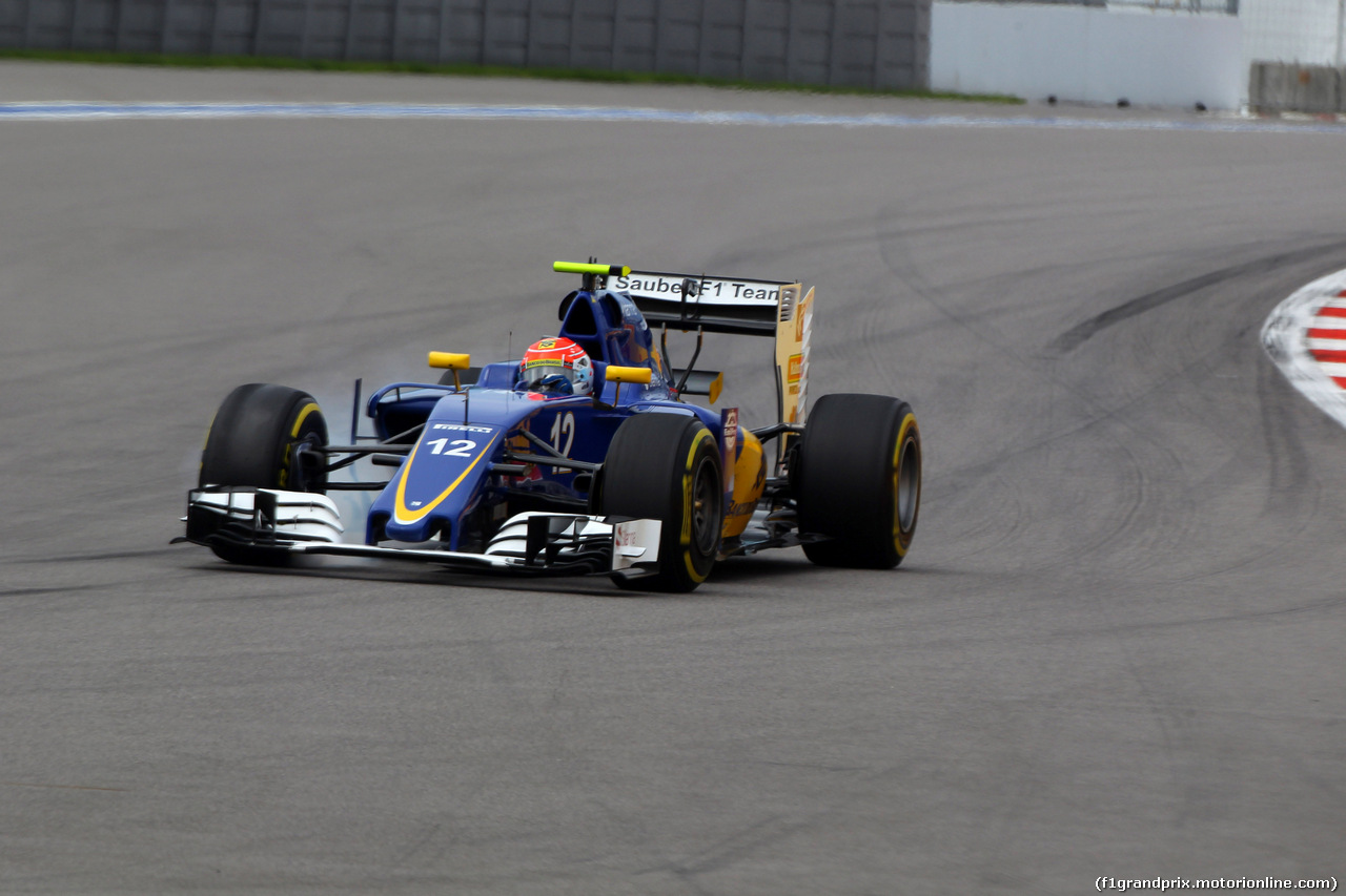 GP RUSSIA, 29.04.2016 - Prove Libere 1, Felipe Nasr (BRA) Sauber C34