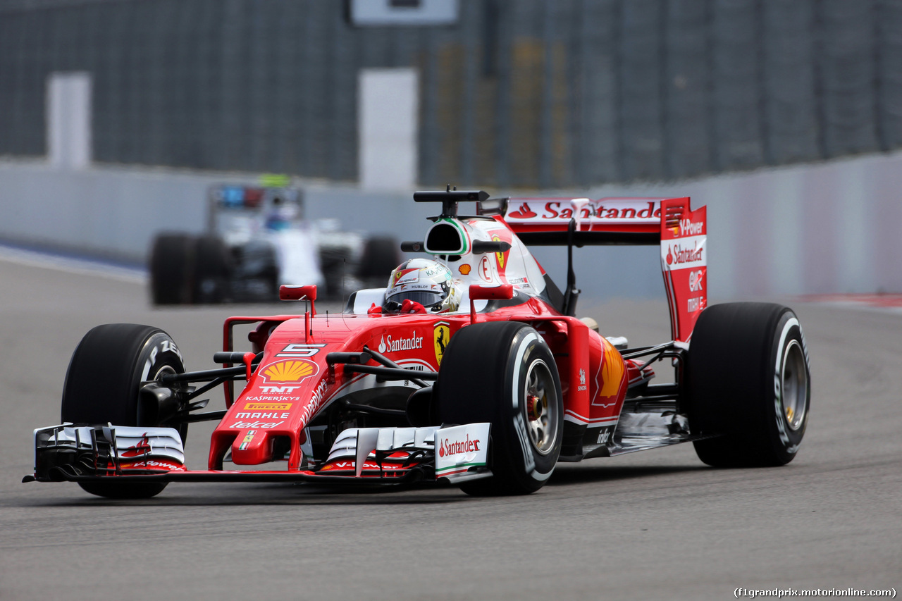 GP RUSSIA, 29.04.2016 - Prove Libere 1, Sebastian Vettel (GER) Ferrari SF16-H