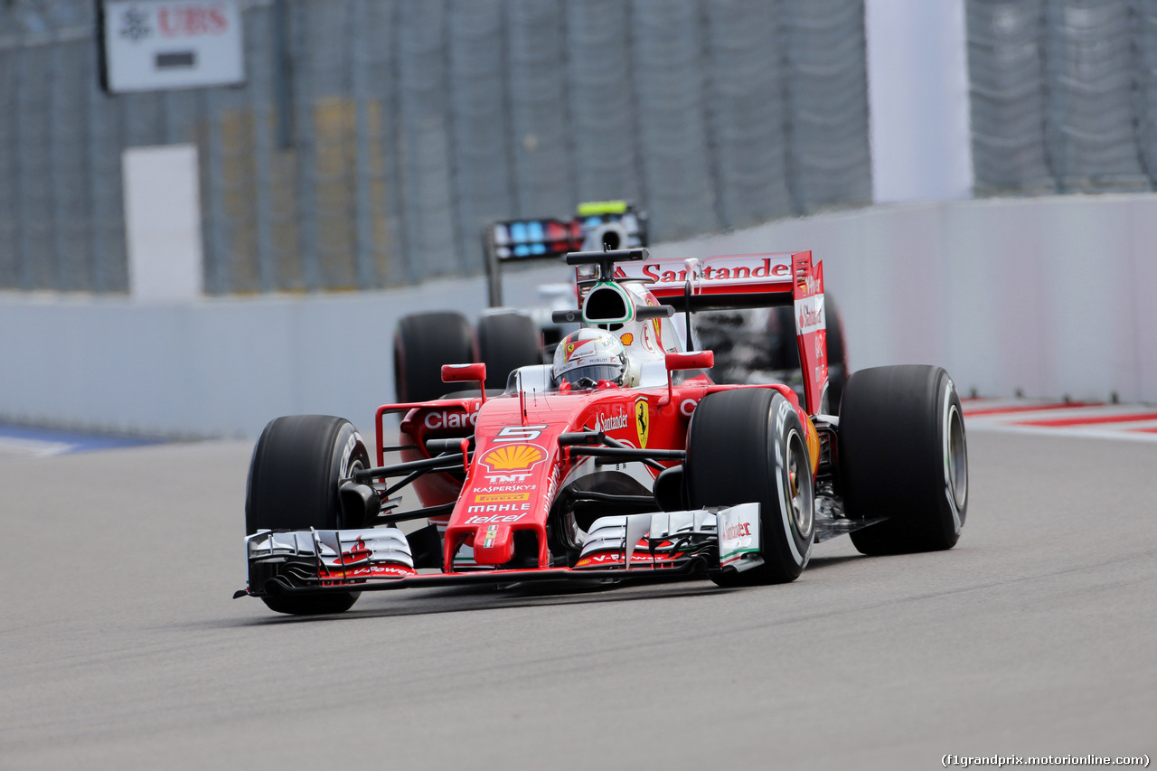 GP RUSSIA, 29.04.2016 - Prove Libere 1, Sebastian Vettel (GER) Ferrari SF16-H