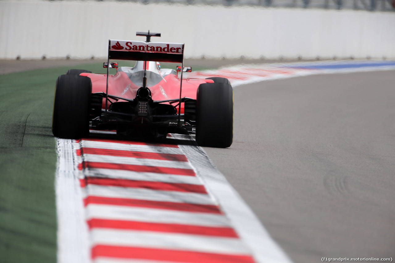 GP RUSSIA, 29.04.2016 - Prove Libere 1, Sebastian Vettel (GER) Ferrari SF16-H