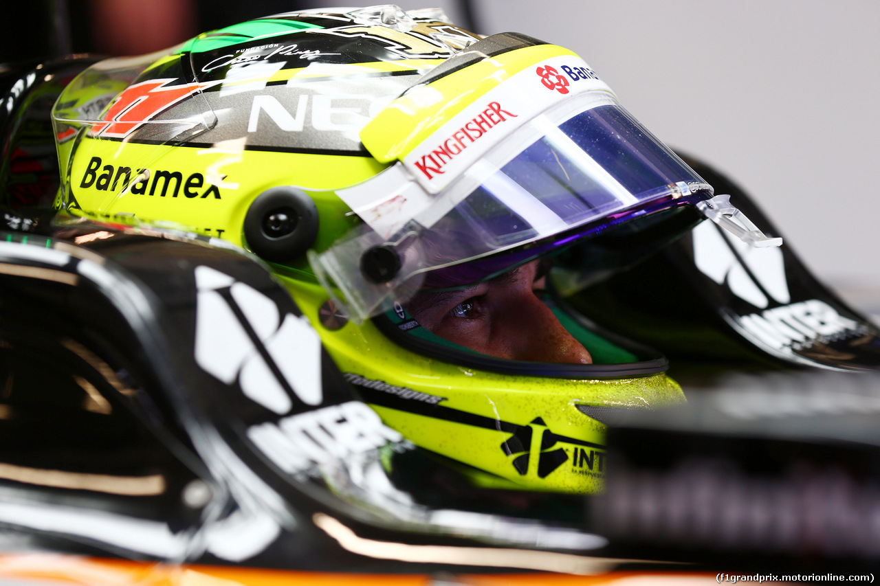 GP RUSSIA, 29.04.2016 - Prove Libere 1, Sergio Perez (MEX) Sahara Force India F1 VJM09