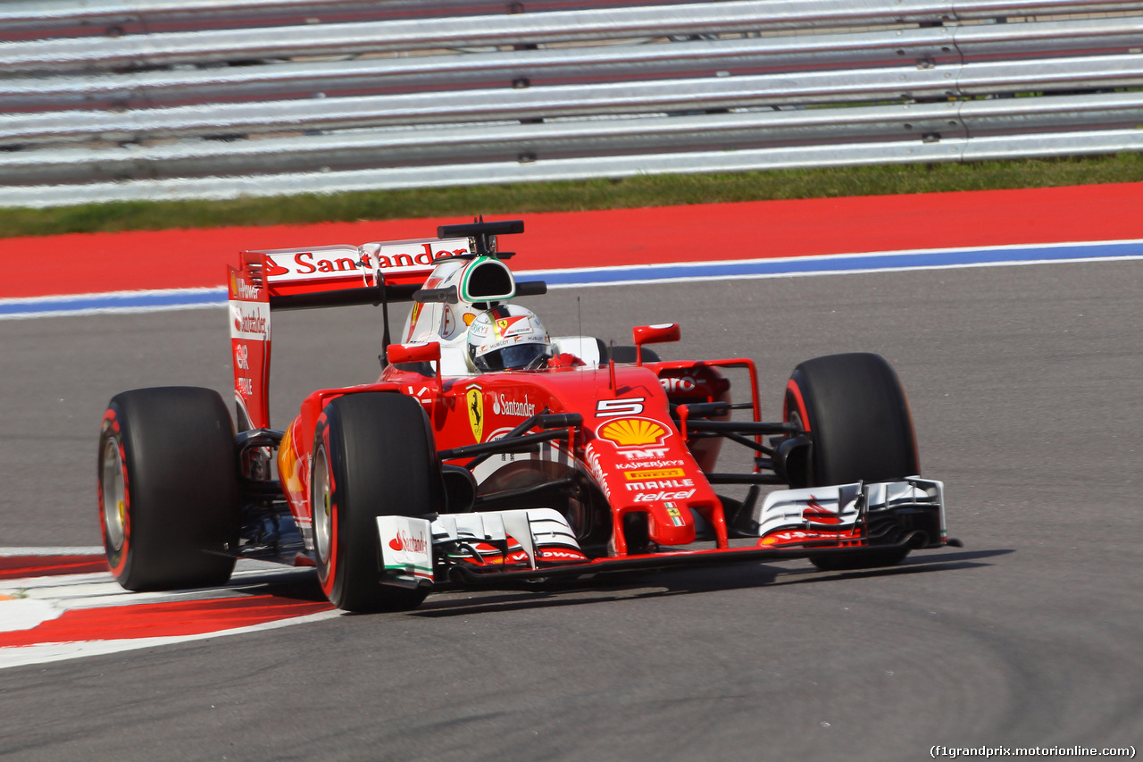 GP RUSSIA, 29.04.2016 - Prove Libere 2, Sebastian Vettel (GER) Ferrari SF16-H