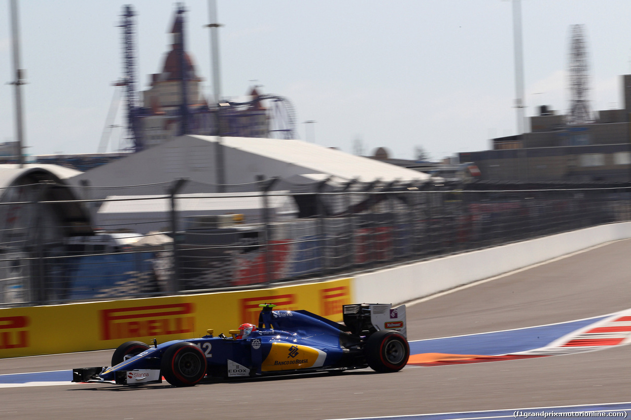 GP RUSSIA, 29.04.2016 - Prove Libere 2, Felipe Nasr (BRA) Sauber C34